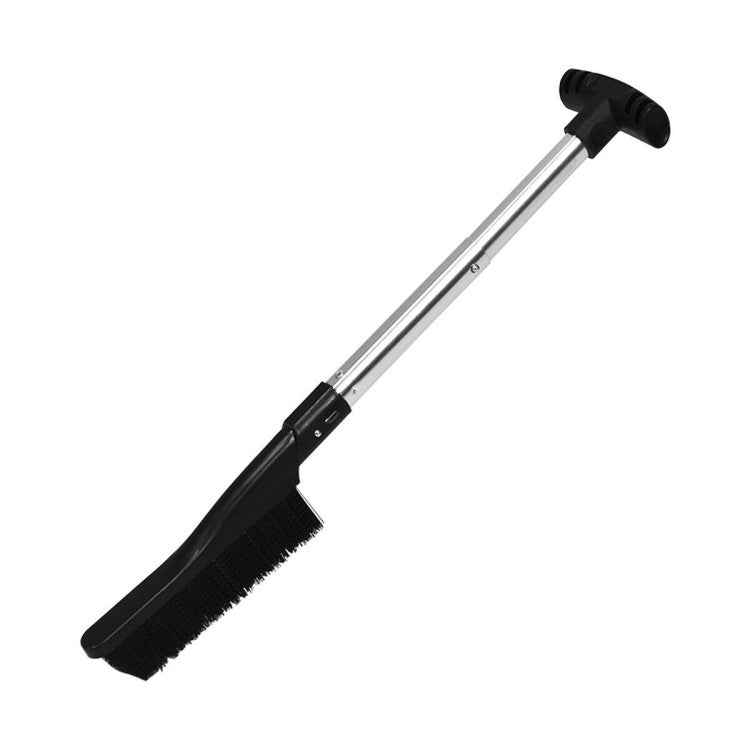 Durable 3-In-1 Snow Removal Shovel With Ice Scraper and Brush