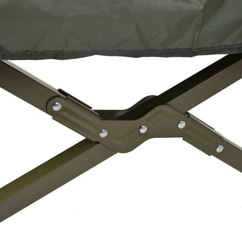 1 Person Outdoor Folding Pop Up Camping Cot Tent W/ Air Mattress - Avionnti
