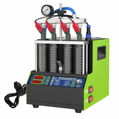 2-In-1 Ultrasonic Fuel Injector Cleaner And Tester Machine 4 Cylinders - Avionnti