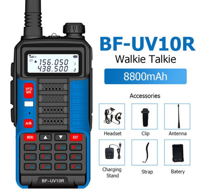 2022 Blue Series Long Distance Walkie Talkie Handheld Two Way Radio - Avionnti