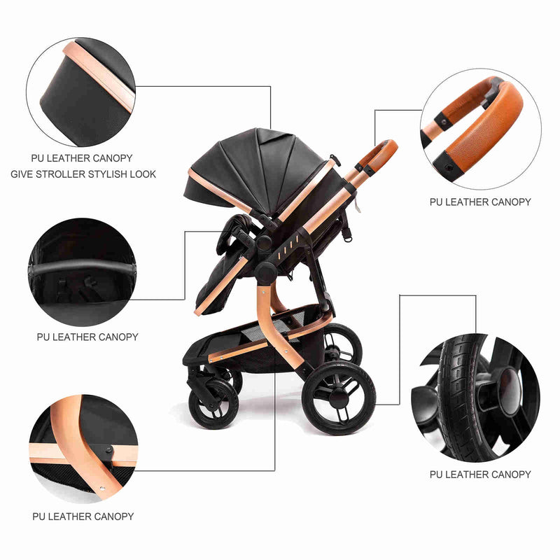 2023 YAZOCO™ 3-in-1 Baby Stroller Combo Car Seat Travel System - Avionnti
