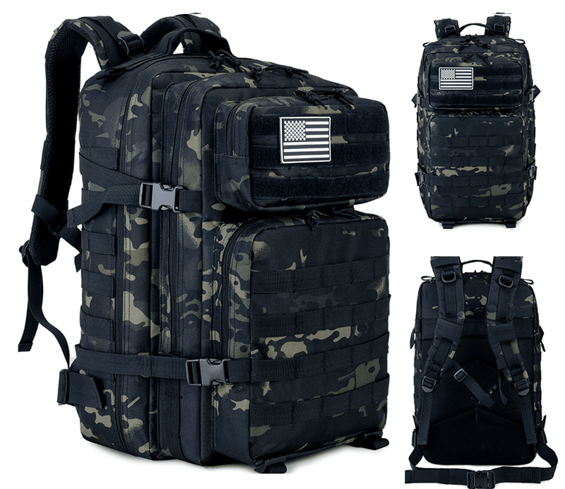 3 Layer Military Travel And Trekking Backpack - Multi-Function Tourism Travel Backpack - Avionnti