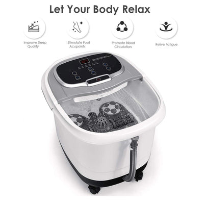 All-In-One Premium Foot Spa Bath Soaker Massager Machine - Avionnti