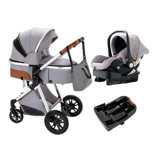 AULON™ V2 Royal 3-in-1 Baby Stroller Combo Car Seat With ISOFIX Base - Avionnti