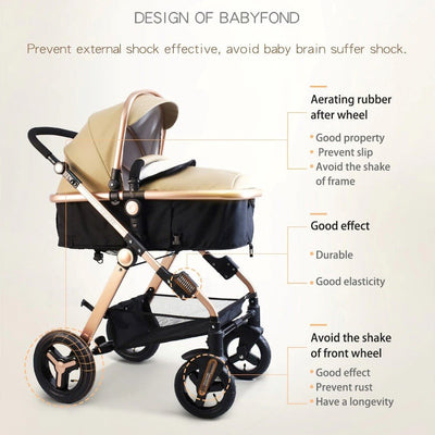 BABYFOND™ 2022 Luxury 3-in-1 Baby Stroller Combo Car Seat Travel System - Avionnti