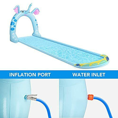 Best 16ft Inflatable Water Slip And Slide With Elephant Sprinkler - Avionnti