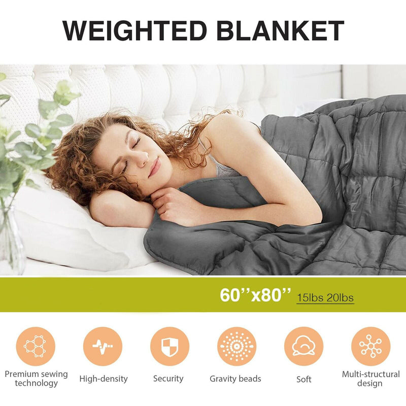 Best 2-In-1 Cooling Warming Weighted Soft Blanket For All Season - Avionnti