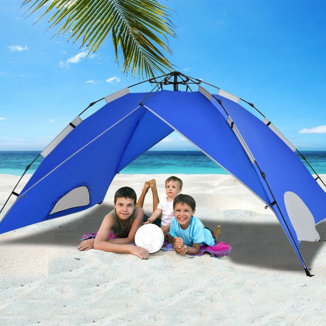 Best 2-In-1 Pop Up Beach Tent Shade 4 Person Waterproof Camping Tent - Avionnti