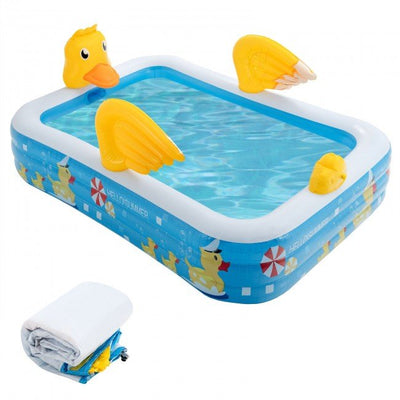 Best 2022 Inflatable Kiddie Swimming Pool With Duck Sprinkler - Avionnti