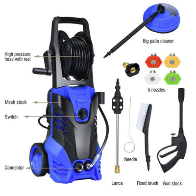 Best 3000PSI Electric High Power Pressure Washer With 5 Nozzles - Avionnti