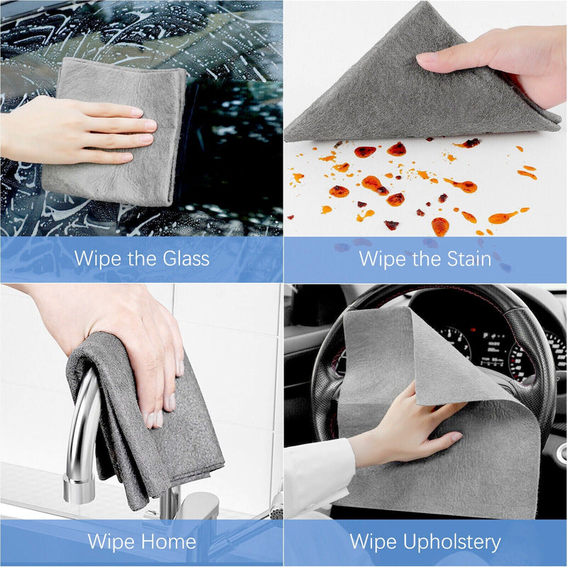 Best 5 PCS Thickened Microfiber Magic Cleaning Cloth For Multiple Use - Avionnti