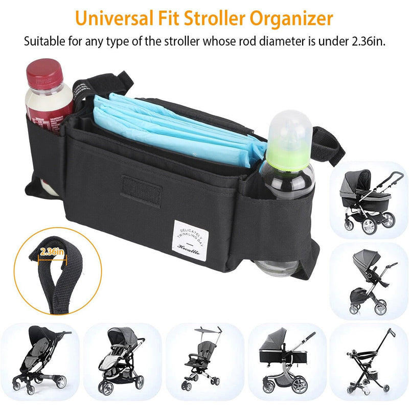 Best 6 Pockets Baby Stroller Organizer Diaper Bag With Cup Holders - Avionnti
