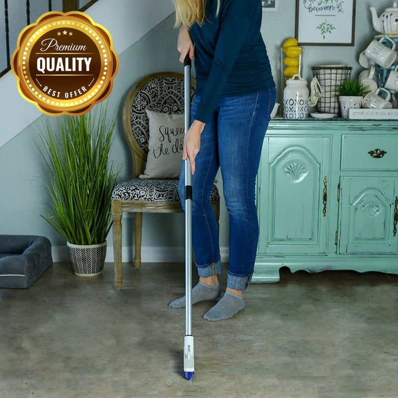 Best Multipurpose Floor Washing Grout Scrubber Brush W/ Long Handle - Avionnti