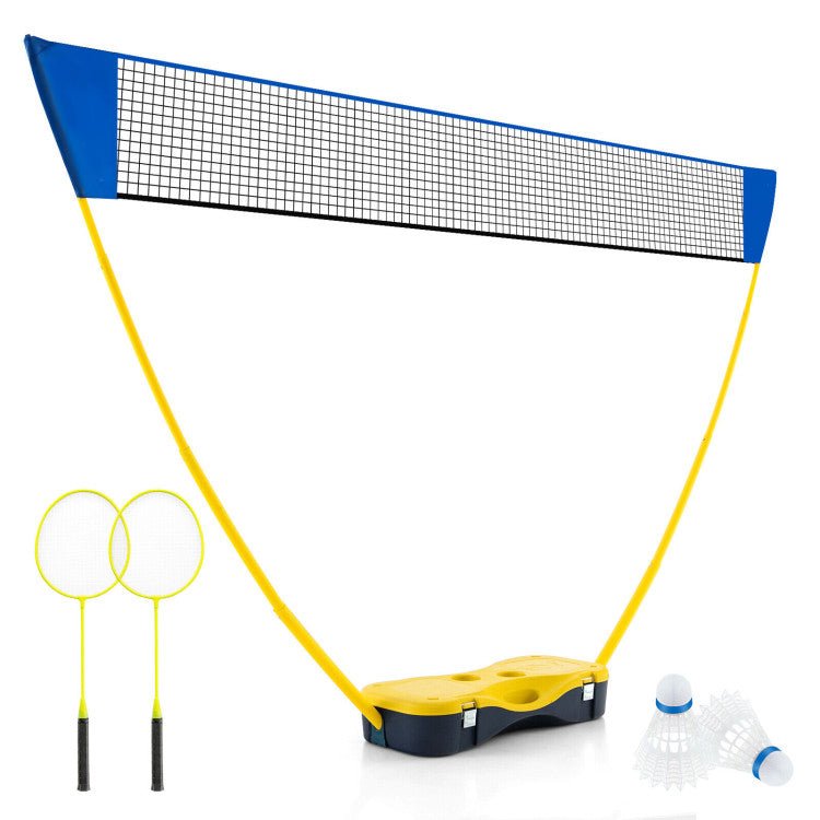 Best Portable All-In-One Badminton Net Set With Racket And Shuttlecock - Avionnti