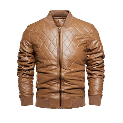 Classic Leather Long Jacket For Men - Avionnti