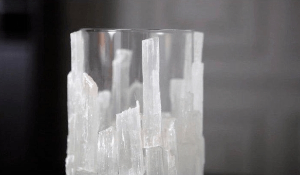 Crystal Chip Glass Flower Pot - Modern Flower Vase / 3 Unique Designs - Avionnti