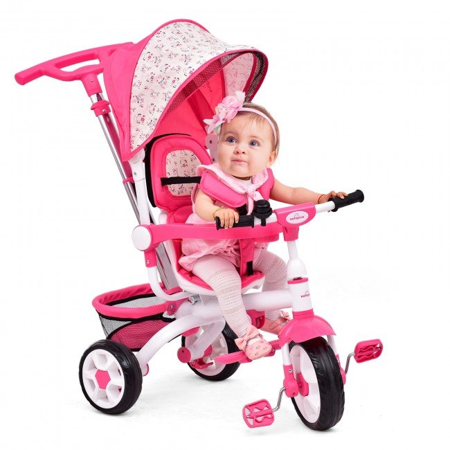 Deluxe 4-in-1 Baby Stroller Tricycle Detachable Learning Toy Bike - Avionnti