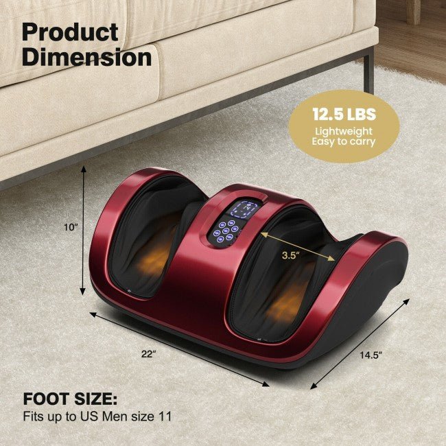 DELUXE Shiatsu Foot Massager with Kneading And Heat Function - Avionnti