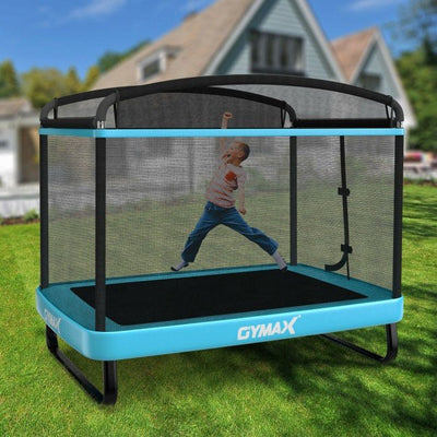 Durable 6 Feet Kids Entertaining Trampoline W/ Swing Safety Fence - Avionnti