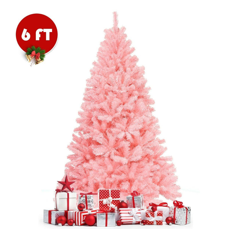 ENCHANTED Artificial Spruce Cherry Blossom Pink Christmas Tree - Avionnti