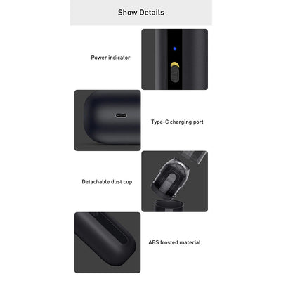 Exclusive 5000Pa Cordless Portable Handheld Car Vacuum Cleaner - Avionnti