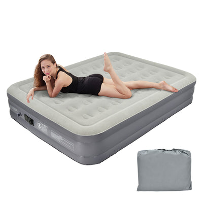 Extra Comfort Inflatable Adult Travel Air Mattress with Built In Pump Inflatable Mattress