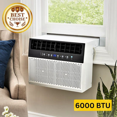 Fast Cooling 6 Modes Window Air Conditioner Unit With Remote Control - Avionnti