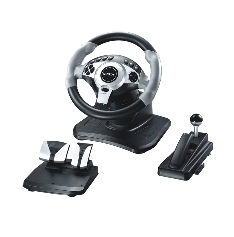 Gaming Steering Wheel With Pedals - PS2-4 Xbox Simracing Game - Avionnti