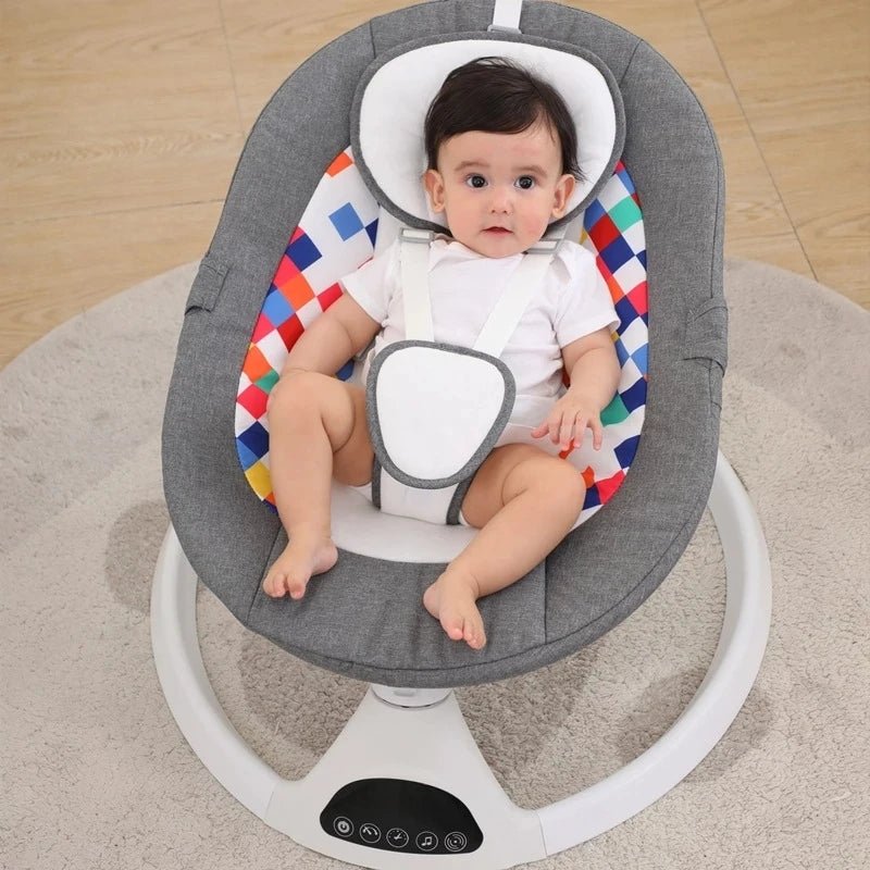 Grandeur Electric Baby Infant Swing Rocker Chair With Remote Control - Avionnti