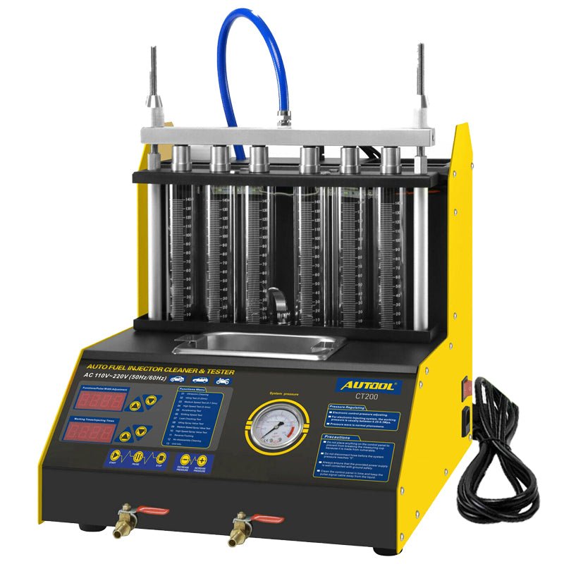 Heavy Duty 2-In-1 Fuel Injector Cleaner and Tester Machine 6 Cylinders - Avionnti
