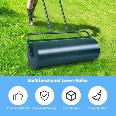 Heavy-Duty Lawn Push Roller 24 Inch Roller For Garden - Avionnti
