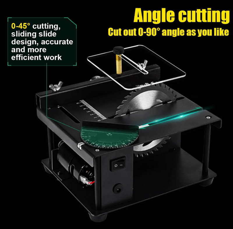 Heavy Duty Portable Table Saw - Mini Compact Benchtop Table Saw - Avionnti