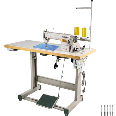 Heavy-Duty Sewing Machine Lockstitch W/ Servo Motor & Sewing Machine Table - Avionnti