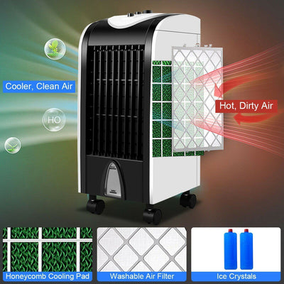 Honeycomb 3-in-1 Indoor Portable Air Conditioner Evaporative AC Unit - Avionnti