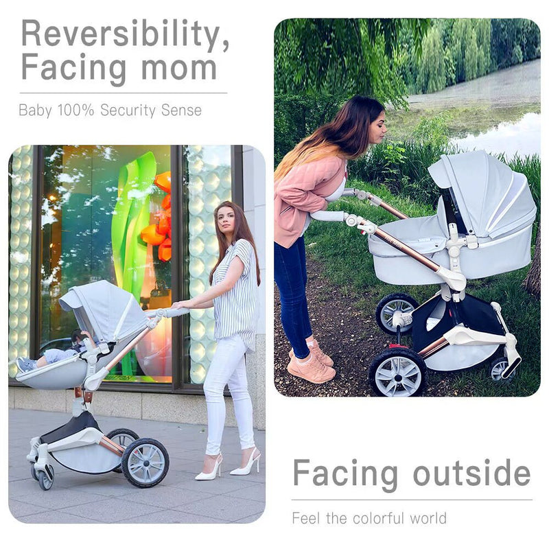 HOTMOM™ Grandeur 360 Baby Stroller Combo Travel System With Bassinet - Avionnti