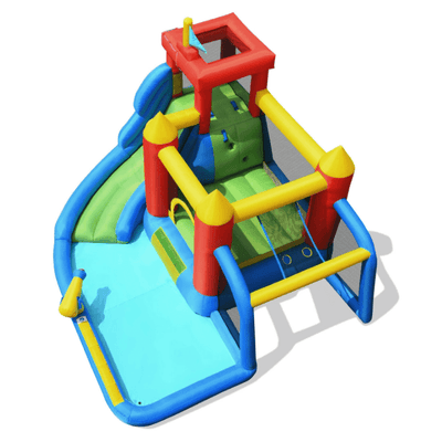 Inflatable Bounce House Castle Themed Water Slide - Kids Blow Up Pool - Avionnti