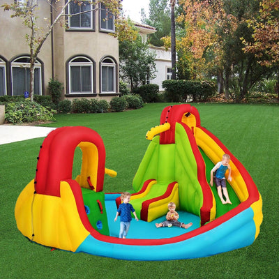 Inflatable Water Slide Parrot Themed Bounce House - Kids Blow Up Park - Avionnti