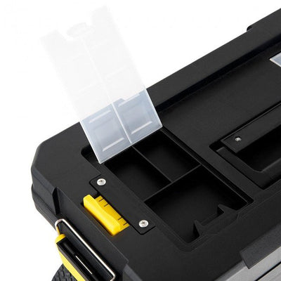 Jumbo Portable 2-In-1 Rolling Tool Box Storage Organizer Set - Avionnti