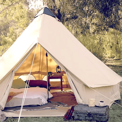 Large Canvas Bell Tent (4 Seasons Lite) - Yurt Tent 3/4/5M Diameter - Avionnti