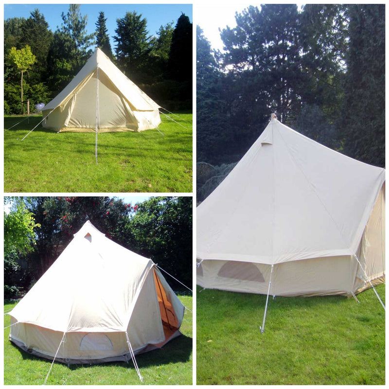 Large Canvas Bell Tent (4 Seasons Lite) - Yurt Tent 3/4/5M Diameter - Avionnti