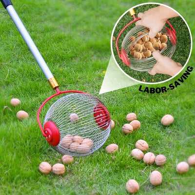 Large Capacity Garden Rolling Gatherer for Nuts and Balls - Avionnti