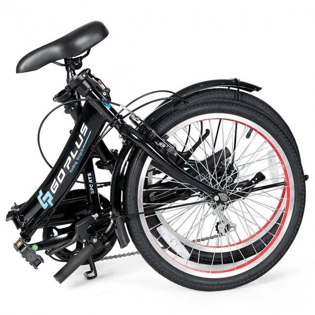 Lightweight 20 Inch Folding Bicycle W/ 7-Speed Drivetrain - Avionnti