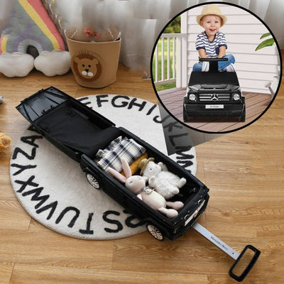 Luxurious 2-in-1 Kids Mercedes Benz Ride On Car Toy Travel Suitcase - Avionnti