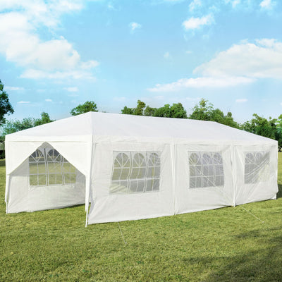 Luxury 10x30ft Outdoor Canopy Party Tent with 8 Removable Sidewalls Commercial Tents