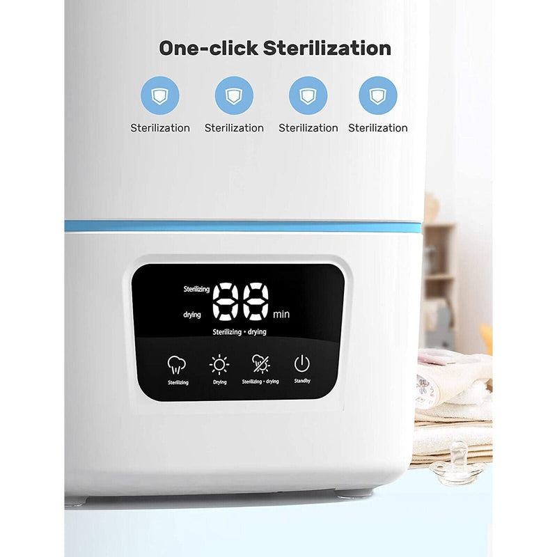 Luxury 3-In-1 Baby Bottle Steam Sterilizer And Dryer With LCD Screen - Avionnti