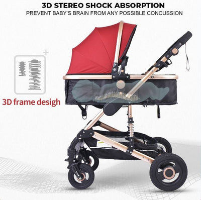 Luxury 3-in-1 Baby Stroller Combo Car Seat Travel System - Avionnti