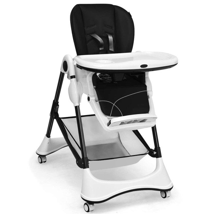 Luxury A-Shaped Multifunctional Baby High Chair With 360 Wheels - Avionnti