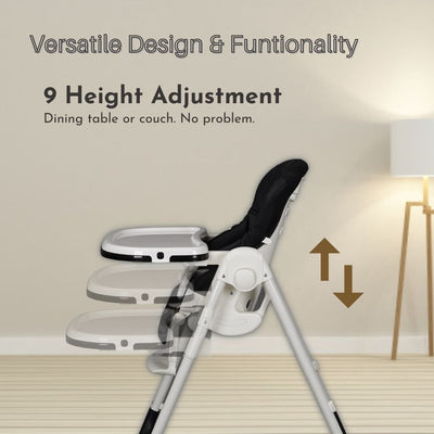 Luxury Foldable Baby High Chair With Multi-Adjustable Functions - Avionnti
