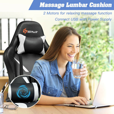 Luxury Series Massage Recliner Gaming Chair W/ Footrest - Avionnti