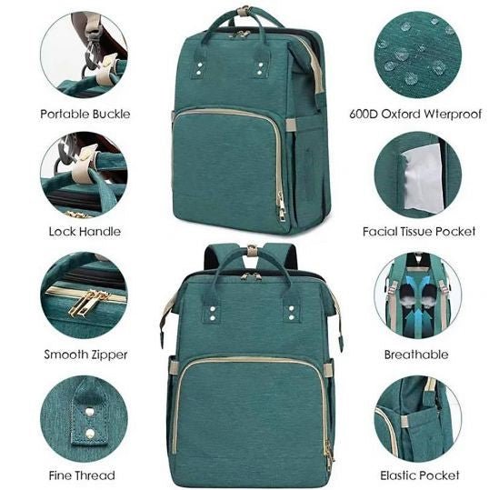 Multi-Functional 3-In-1 Portable Stylist Diaper Bag - Avionnti